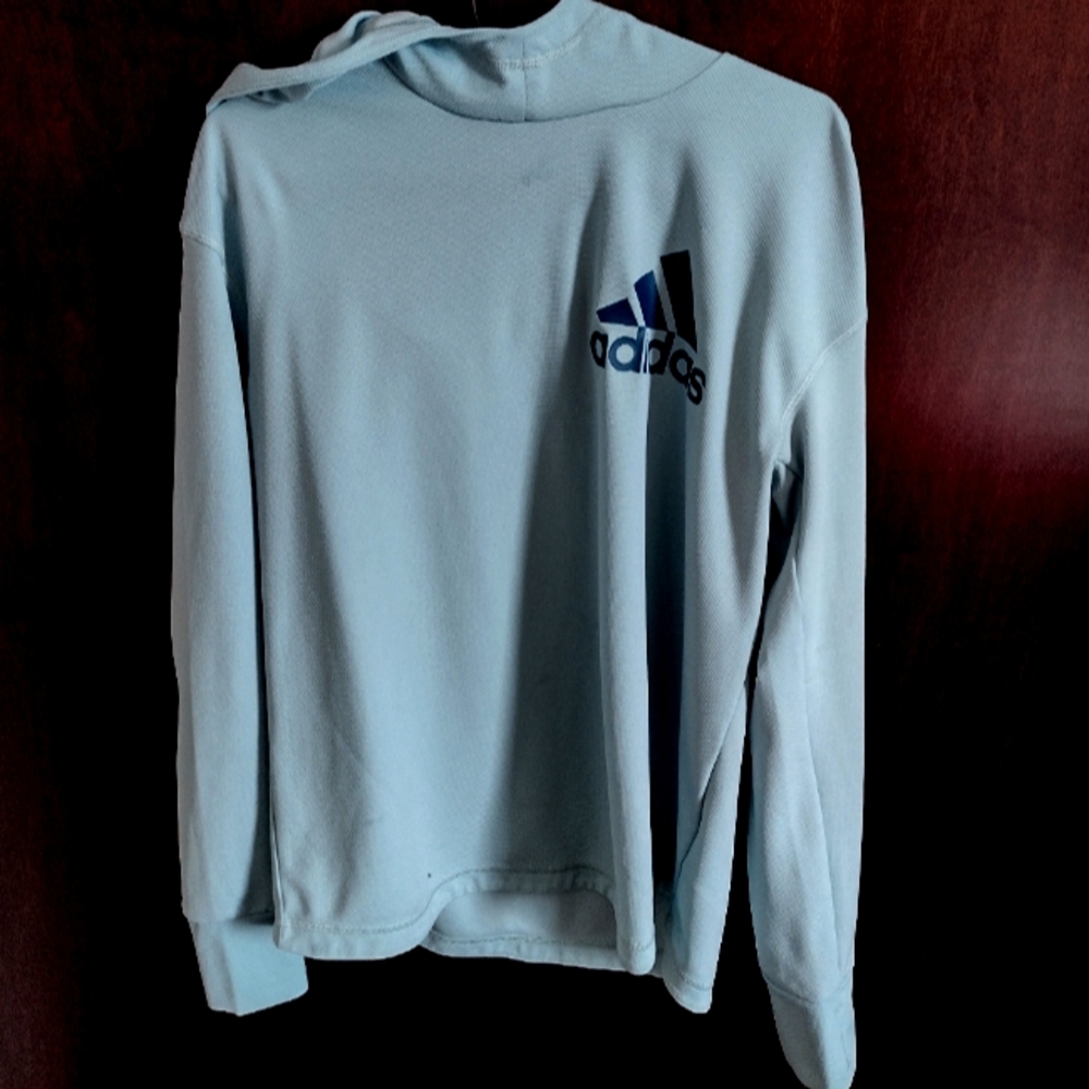 Adidas Seafoam Green Pullover Size M